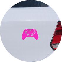 Adesivo de Carro Controle Xbox Gamer - Cor Rosa
