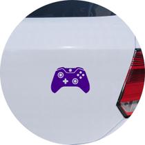 Adesivo de Carro Controle Xbox Gamer - Cor Roxo