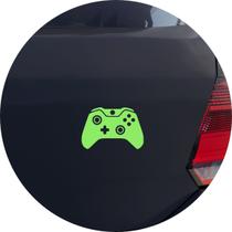 Adesivo de Carro Controle Xbox Gamer - Cor Verde Claro