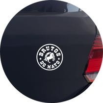 Adesivo de Carro Cowboy Brutos do Mato Homão - Cor Branco