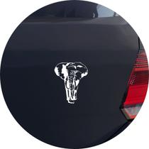 Adesivo de Carro Elefante - Cor Verde