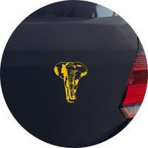 Adesivo de Carro Elefante - Cor Verde