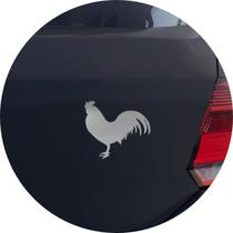 Adesivo de Carro Galo Ave Silhueta - Cor Verde