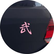 Adesivo de Carro Guerreiro Kanji Japonês