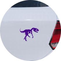 Adesivo de Carro Jurassic Park - Tiranossauro T-Rex - Cor Roxo