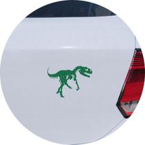 Adesivo de Carro Jurassic Park - Tiranossauro T-Rex - Cor Verde