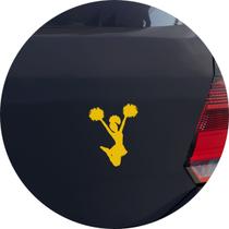 Adesivo de Carro Líder de Torcida - Cor Amarelo