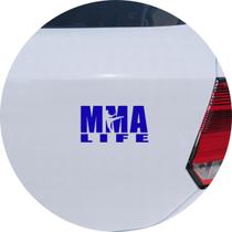 Adesivo de Carro MMA Life - Cor Rosa