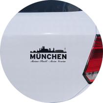 Adesivo de Carro Munique Cidade Alemanha Munchen - Cor Preto
