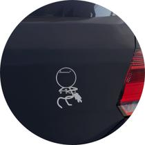 Adesivo de Carro Nothing to do Here Meme - Cor Prata