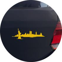 Adesivo de Carro Nova York - New York - Cor Amarelo