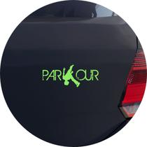 Adesivo de Carro Parkour - Cor Amarelo