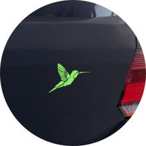 Adesivo de Carro Pássaro Beija-flor - Cor Verde Claro