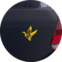 Adesivo de Carro Pato Voando - Cor Amarelo