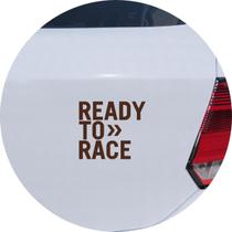 Adesivo de Carro Pronto para a Corrida - Ready to Race - Cor Amarelo