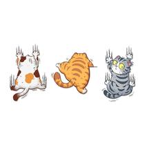 Adesivo de carro Scratch Cat Vinyl Three Cats Scratch Cover Adesivo de carro Scratch Cat Vinyl Three Cats Scratch Cover
