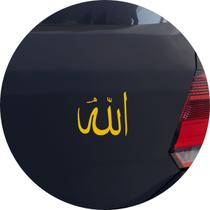 Adesivo de Carro Simbolo Islã Islamismo Deus Alá Allah - Cor Amarelo