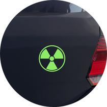 Adesivo de Carro Símbolo Radiação Nuclear