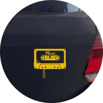 Adesivo de Carro Tape Fita K7 - Cor Amarelo