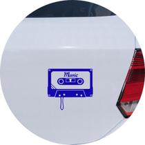 Adesivo de Carro Tape Fita K7 - Cor Azul