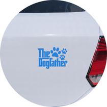 Adesivo de Carro The Dogfather - O Pai de Cachorro - Cor Azul Claro