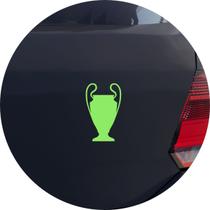 Adesivo de Carro Troféu Taça Prêmio - Cor Roxo