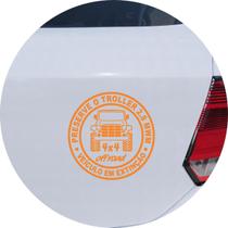 Adesivo de Carro Troller 2.8 Mwm - Cor Laranja