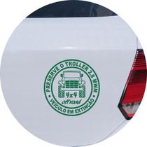 Adesivo de Carro Troller 2.8 Mwm - Cor Verde
