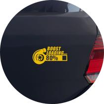 Adesivo de Carro Turbina Carregando - Cor Amarelo