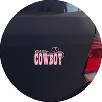 Adesivo de Carro Vida De Cowboy - Cor Verde