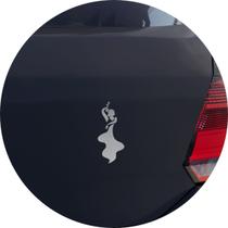 Adesivo de Carro Vidas Negras Importam - Cor Prata