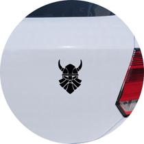 Adesivo de Carro Viking Capacete - Cor Preto - Melhor Adesivo