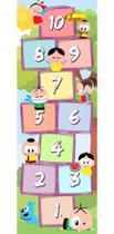 Adesivo De Chao Amarelinha Infantil Monica Toy 3X1M