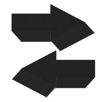 Adesivo de chão Arrow preto, decalque direcional de piso de 10 5", autoadesivo, removível, impermeável, placa de vinil Arrow, 20 peças