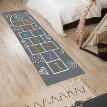 Adesivo De Chão Autocolante Amarelinha Infantil Educativo com Vários Modelos