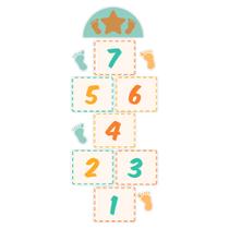 Adesivo de Chão Lúdico Interativo Infantil Amarelinha Adesivo de Chão Lúdico Interativo Infantil Amarelinha