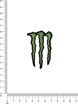 Adesivo de Chapéu Country Monster Grande
