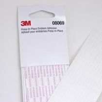 Adesivo de colar emblemas 304X50mm 3M kit com 10 unidades