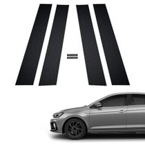 Adesivo de Coluna Virtus Aplique Fibra De Carbono P/ Porta