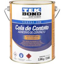 Adesivo de Contato, 2,8 kg, com Toluol, Cola de Contato Alto Desempenho, Tekbond Adesivo de Contato, 2,8 kg, com Toluol, Cola de Contato Alto Desempenho, Tekbond
