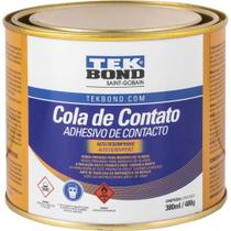 Adesivo De Contato Tekbond 400 G Alto Desempenho Com Toluol - Cola Para Madeira, Couro, Metais E Adesivo De Contato Tekbond 400 G Alto Desempenho Com Toluol - Cola Para Madeira, Couro, Metais E