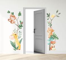 Adesivo de Decorativo para Parede e Porta Safari Cute