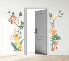 Adesivo de Decorativo para Parede e Porta Safari Cute Adesivo de Decorativo para Parede e Porta Safari Cute