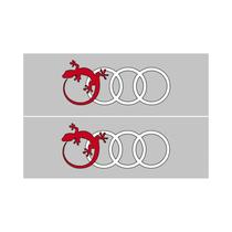 Adesivo De Emblema De Carro Audi Quattro Gecko, Decalque Engraçado Para A3 A4 A5 A6 A7 A8 Q3 Q5 Q7 Adesivo De Emblema De Carro Audi Quattro Gecko, Decalque Engraçado Para A3 A4 A5 A6 A7 A8 Q3 Q5 Q7