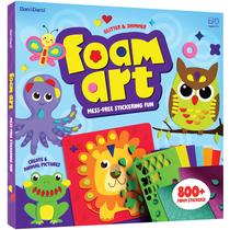 Adesivo de espuma Art Craft Dan & Darci Glitter & Shimmer para crianças de 3 a 6 anos Adesivo de espuma Art Craft Dan & Darci Glitter & Shimmer para crianças de 3 a 6 anos