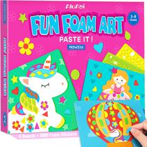 Adesivo de espuma Art Craft Kit AluAbi Creative Learning Toy Adesivo de espuma Art Craft Kit AluAbi Creative Learning Toy