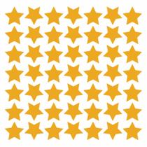 Adesivo de Estrelas em Amarelo Médio 54un Cobre 4m²