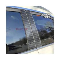 Adesivo De Fibra De Carbono Preto Para Pilar B E C Para Toyota Fortuner 2015-2021 Decalque Para