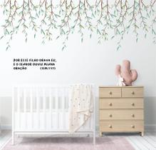 Adesivo de Folhagem Jardim Floral Outono Boho