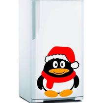 Adesivo De Geladeira Pinguim De Natal-G 50X60Cm